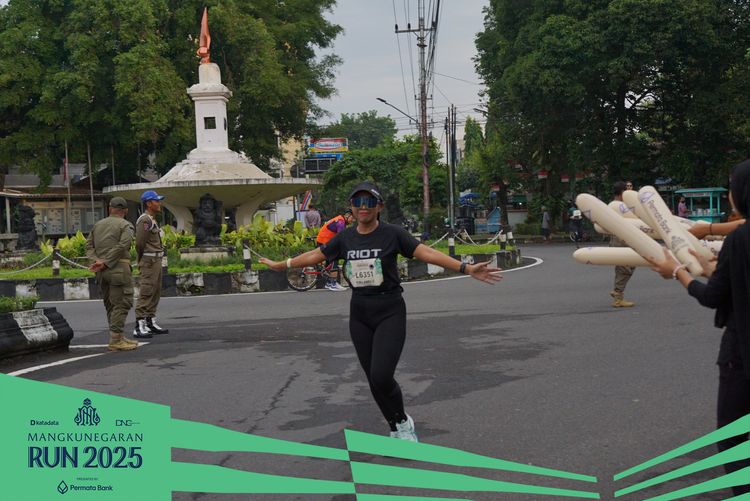 Race photo from Mangkunegaran Run 2025