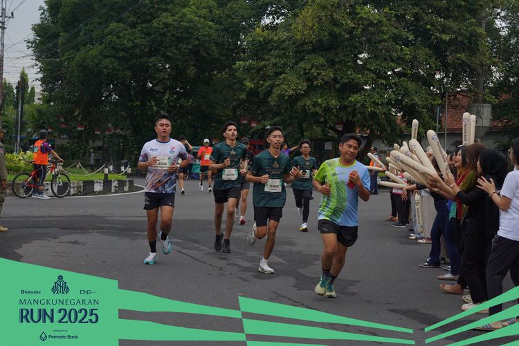 Race photo from Mangkunegaran Run 2025