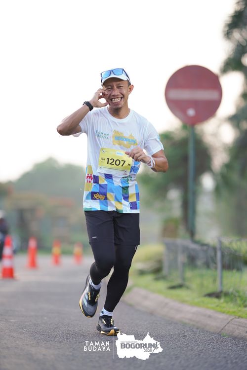 Race photo from Taman Budaya x BOGORUN 2025