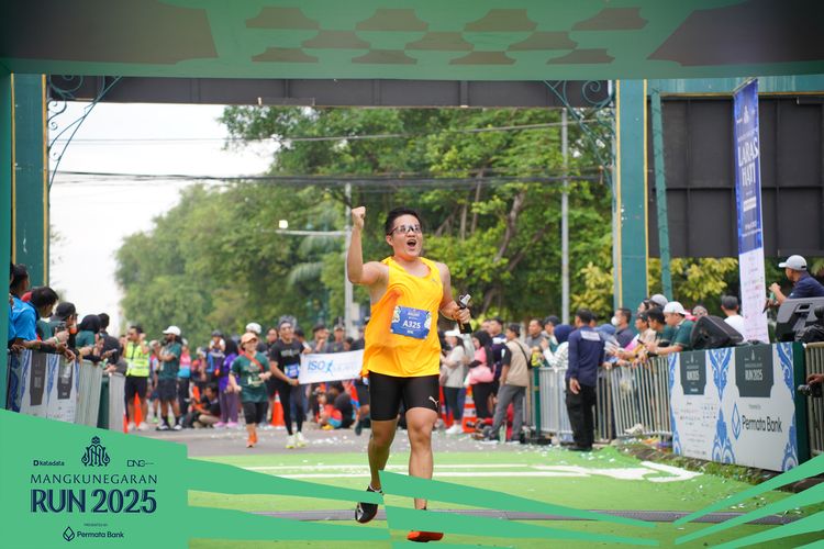 Race photo from Mangkunegaran Run 2025
