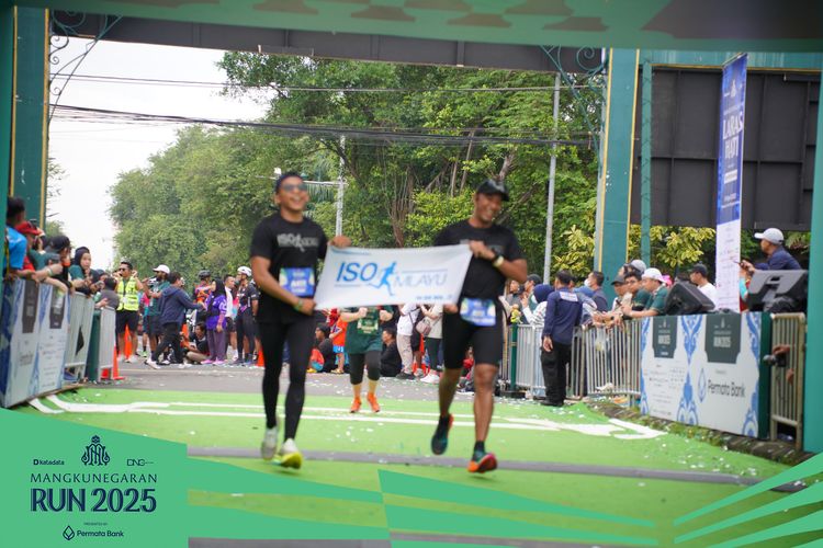Race photo from Mangkunegaran Run 2025