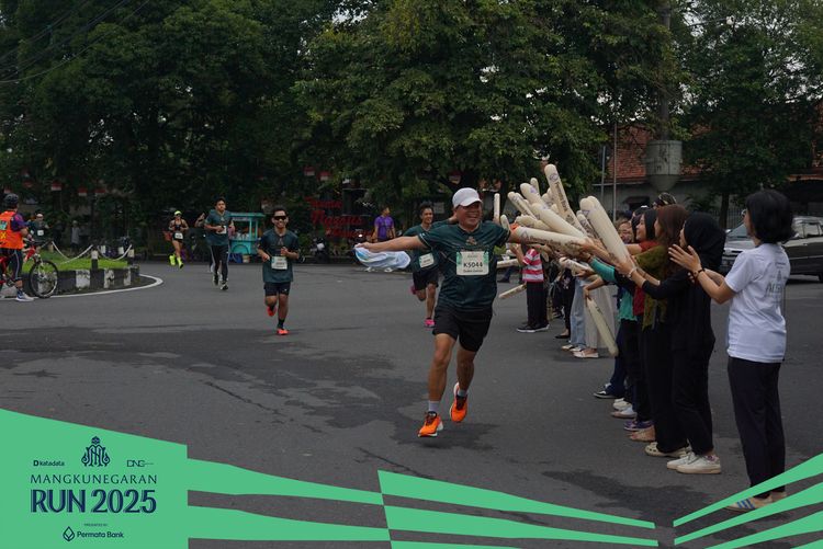 Race photo from Mangkunegaran Run 2025