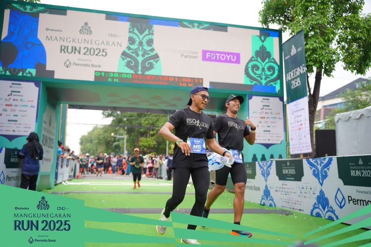 Race photo from Mangkunegaran Run 2025