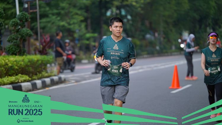 Race photo from Mangkunegaran Run 2025