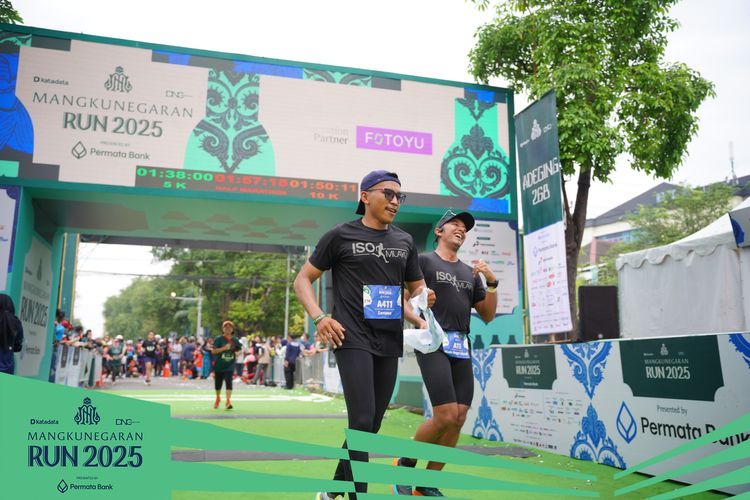 Race photo from Mangkunegaran Run 2025