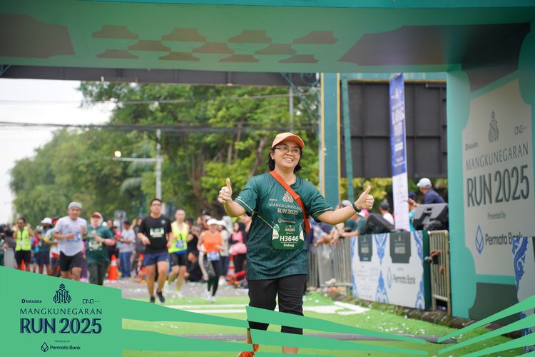 Race photo from Mangkunegaran Run 2025