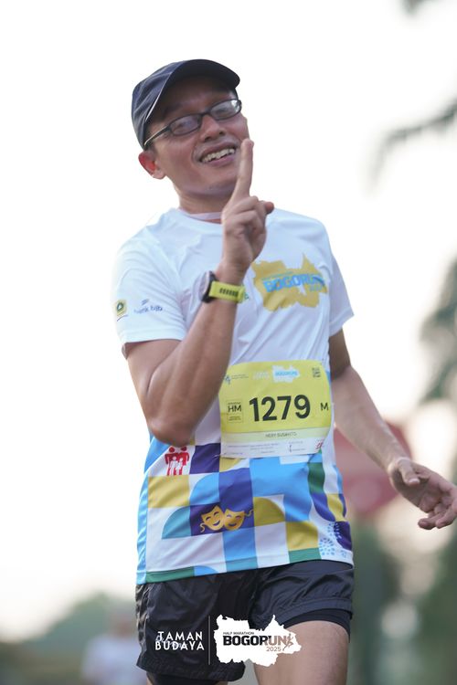 Race photo from Taman Budaya x BOGORUN 2025