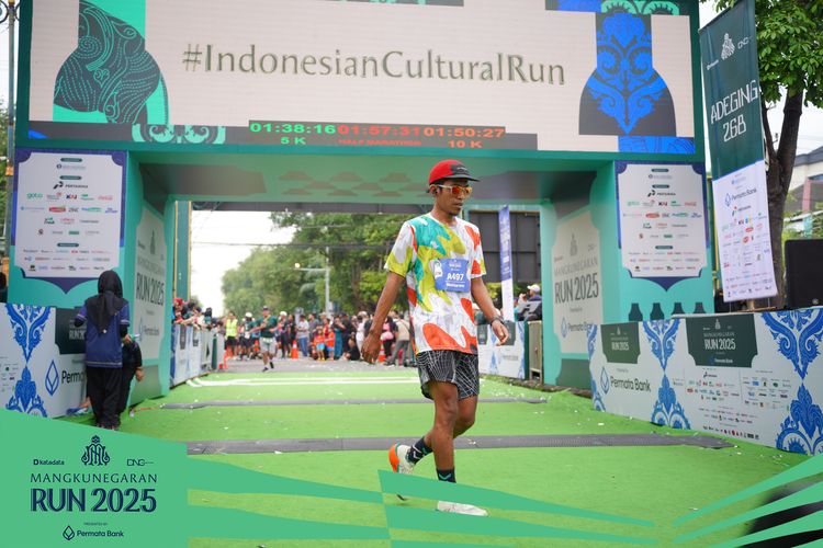 Race photo from Mangkunegaran Run 2025