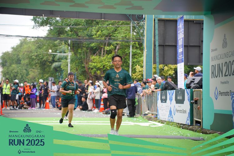 Race photo from Mangkunegaran Run 2025
