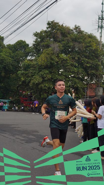 Race photo from Mangkunegaran Run 2025