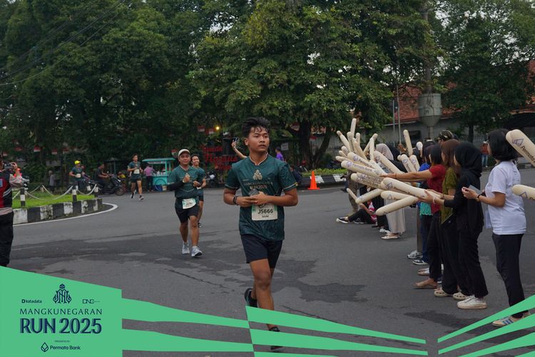 Race photo from Mangkunegaran Run 2025