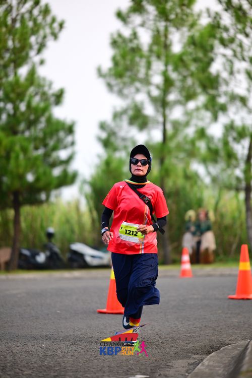 Race photo from CISANGKAN KBP CITY RUN 2025