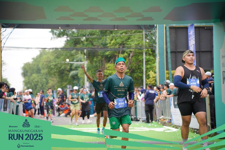 Race photo from Mangkunegaran Run 2025