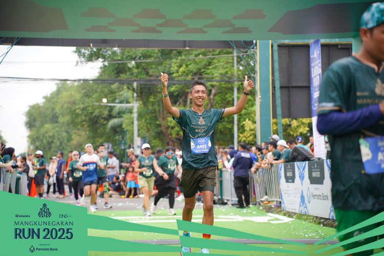 Race photo from Mangkunegaran Run 2025