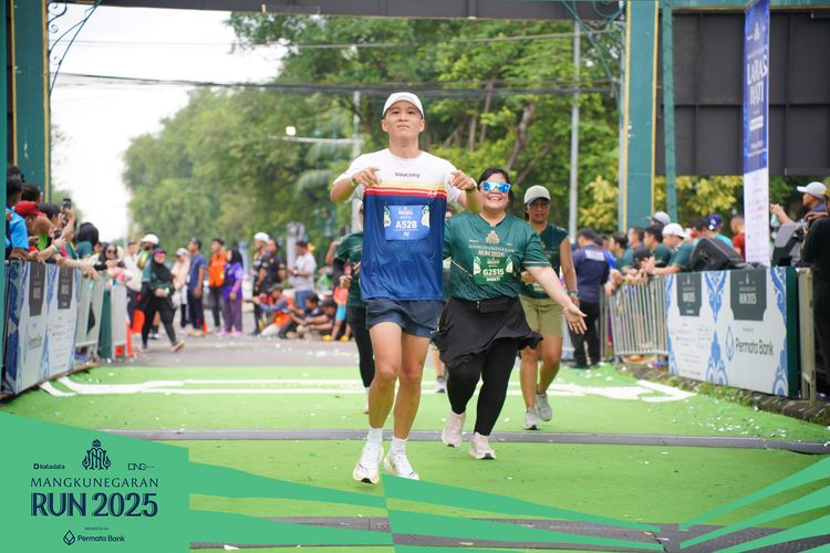 Race photo from Mangkunegaran Run 2025