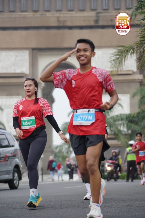 Race photo from Kediri Half Marathon 2025