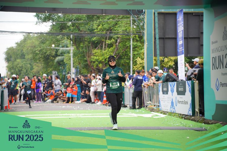 Race photo from Mangkunegaran Run 2025