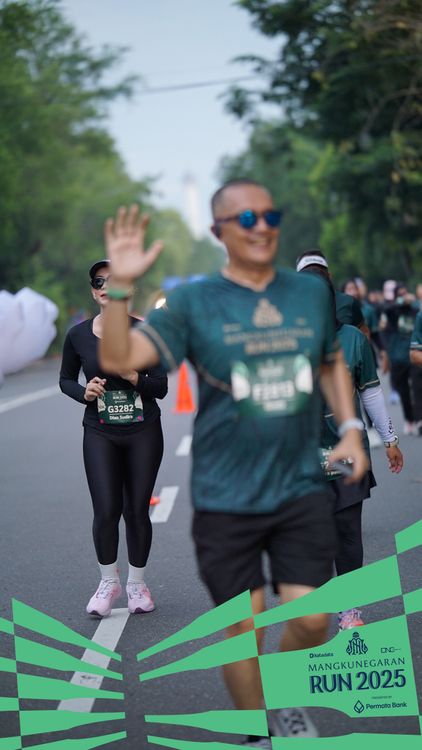 Race photo from Mangkunegaran Run 2025