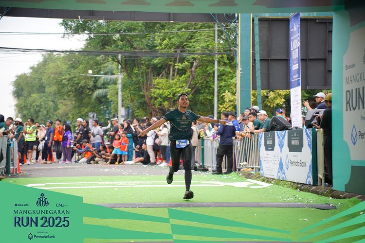 Race photo from Mangkunegaran Run 2025