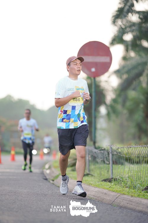 Race photo from Taman Budaya x BOGORUN 2025