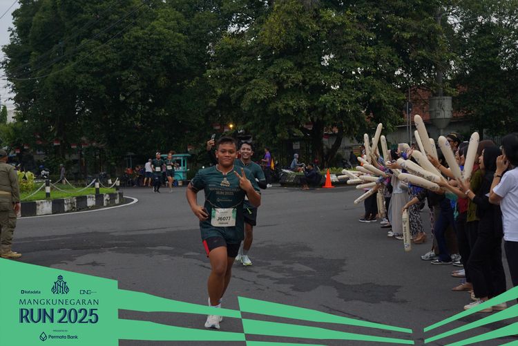 Race photo from Mangkunegaran Run 2025