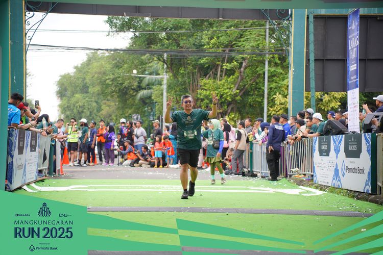 Race photo from Mangkunegaran Run 2025