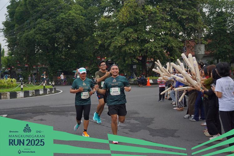 Race photo from Mangkunegaran Run 2025