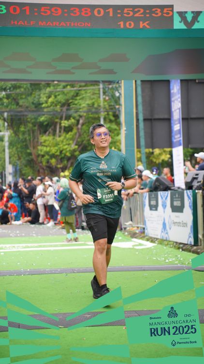 Race photo from Mangkunegaran Run 2025