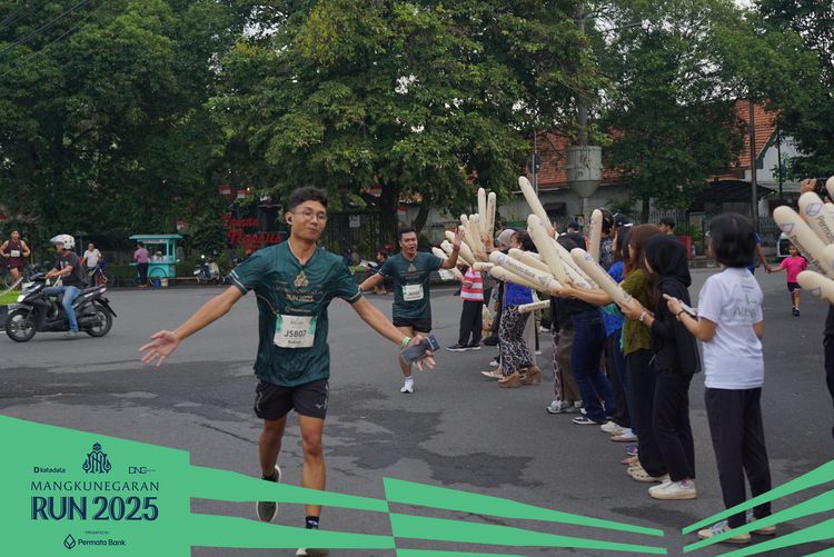 Race photo from Mangkunegaran Run 2025