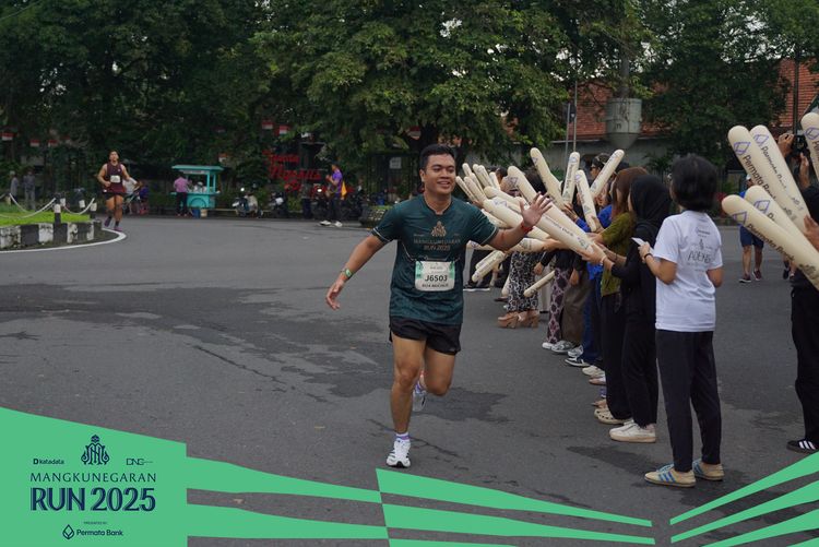 Race photo from Mangkunegaran Run 2025