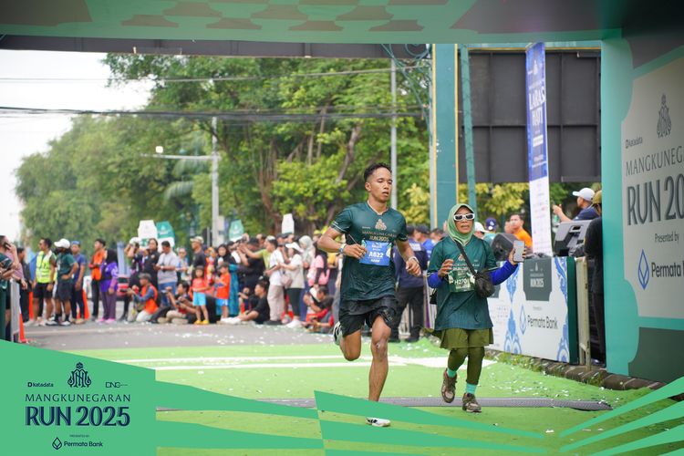 Race photo from Mangkunegaran Run 2025