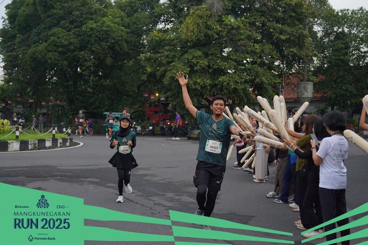 Race photo from Mangkunegaran Run 2025