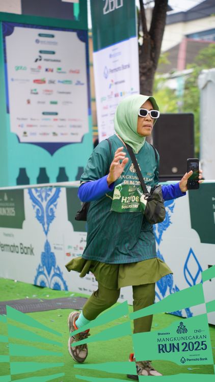 Race photo from Mangkunegaran Run 2025