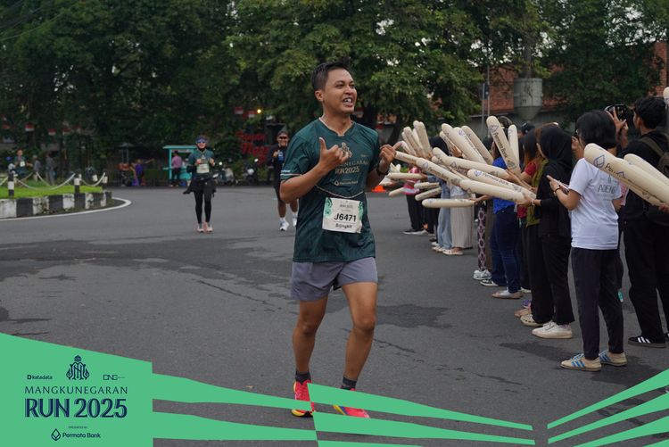 Race photo from Mangkunegaran Run 2025