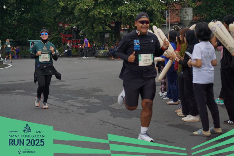 Race photo from Mangkunegaran Run 2025