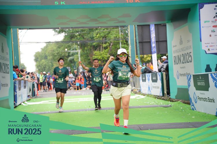 Race photo from Mangkunegaran Run 2025