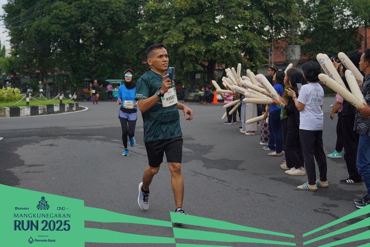 Race photo from Mangkunegaran Run 2025