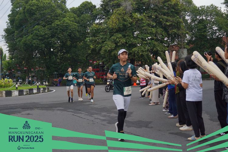 Race photo from Mangkunegaran Run 2025
