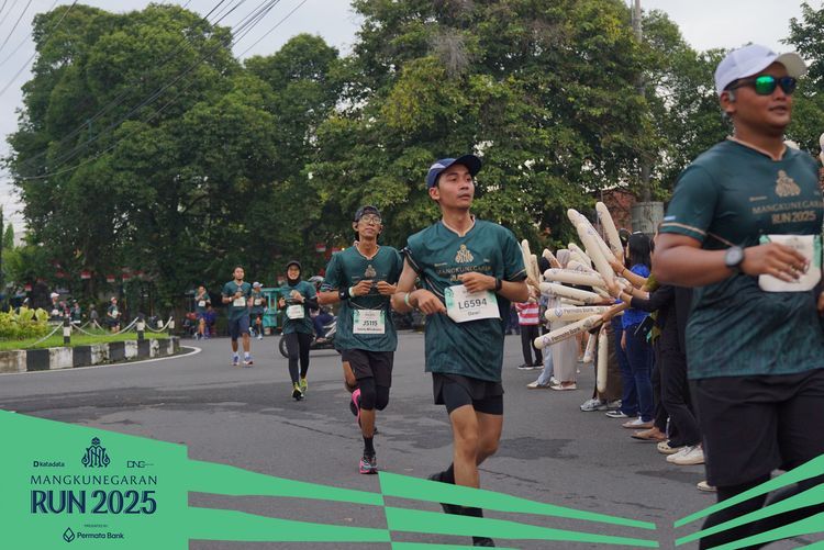 Race photo from Mangkunegaran Run 2025