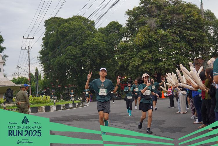 Race photo from Mangkunegaran Run 2025