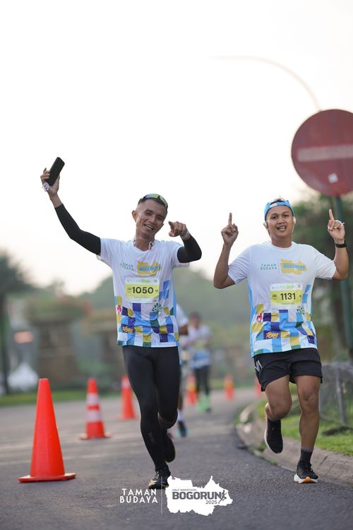 Race photo from Taman Budaya x BOGORUN 2025