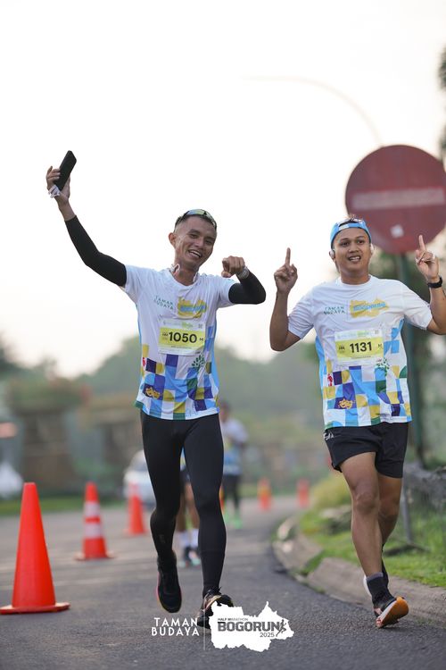 Race photo from Taman Budaya x BOGORUN 2025