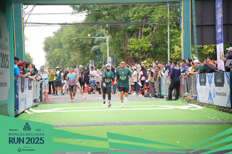 Race photo from Mangkunegaran Run 2025