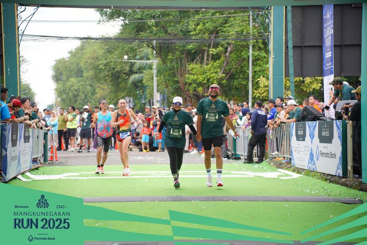 Race photo from Mangkunegaran Run 2025