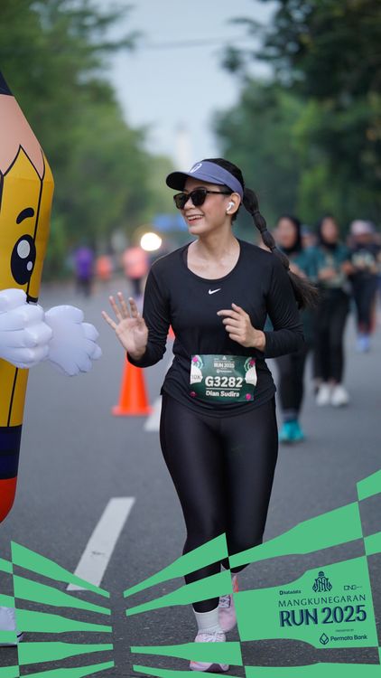 Race photo from Mangkunegaran Run 2025
