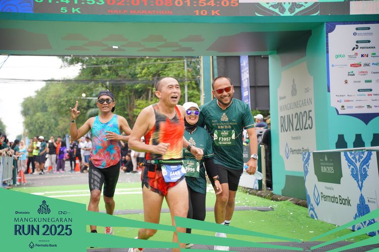 Race photo from Mangkunegaran Run 2025