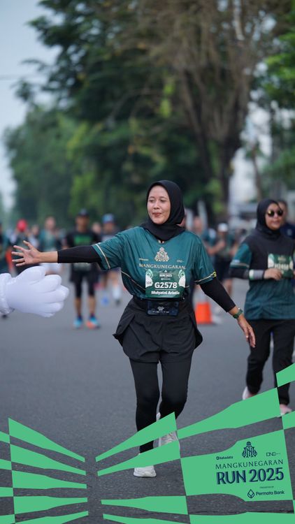 Race photo from Mangkunegaran Run 2025