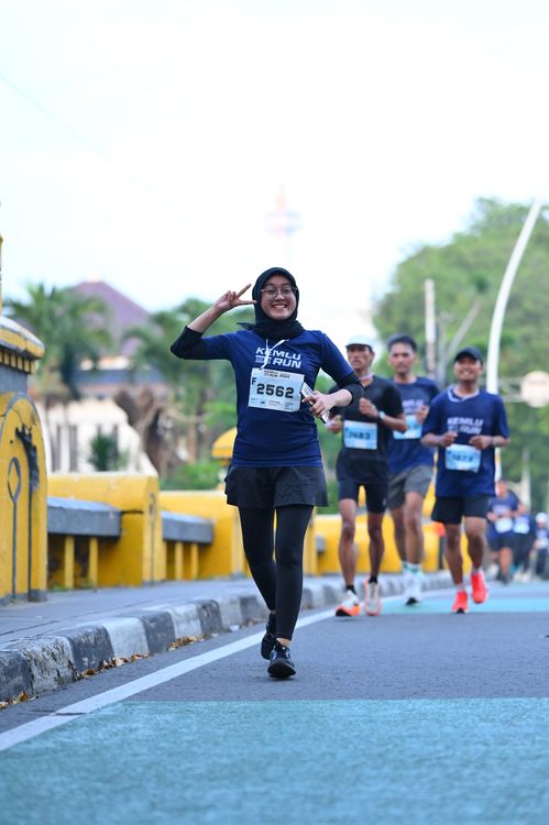 Race photo from KEMLU RUN 2025