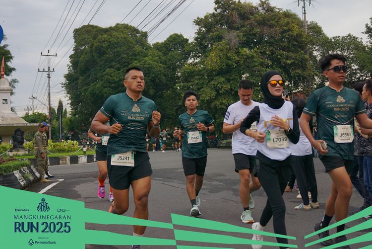 Race photo from Mangkunegaran Run 2025