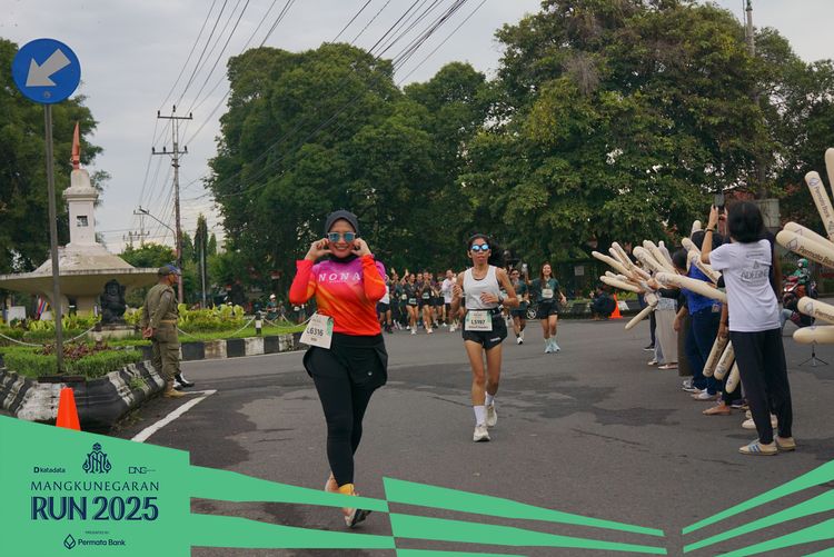 Race photo from Mangkunegaran Run 2025
